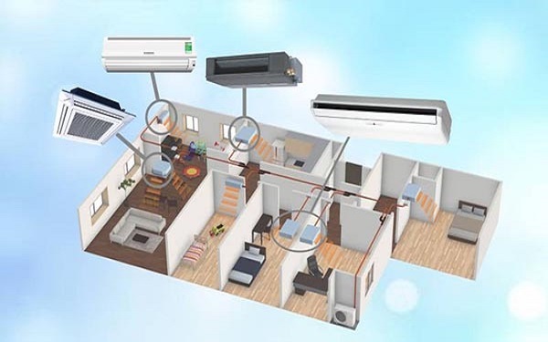 Dòng điều hòa multi Inverter có khả năng tiết kiệm điện lên đến 30-40%